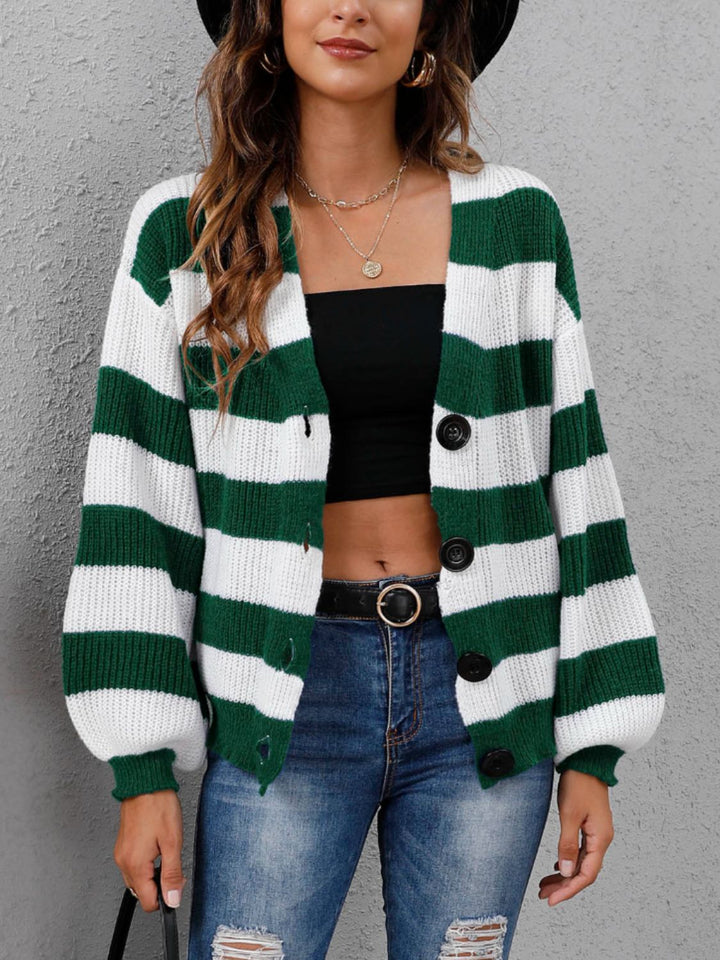 Stilla | Knap-op Langærmet Sweater