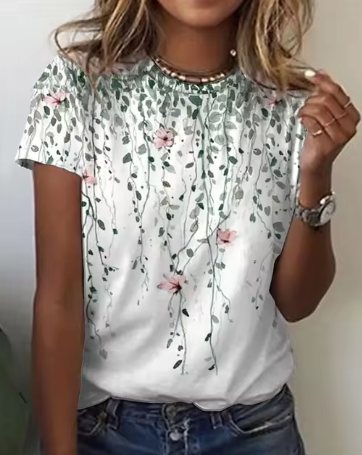 Stilla | Koreanske Dame 3D Rose Blomster Mønster Stil
