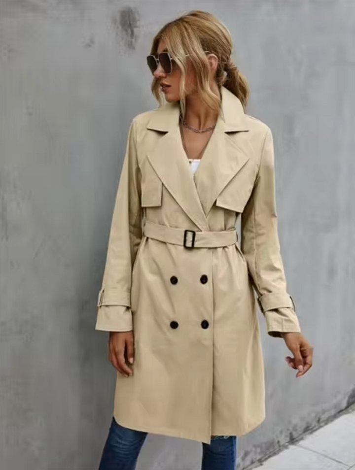Stilla | Casual lang trenchcoat - Stilfuld & Varm