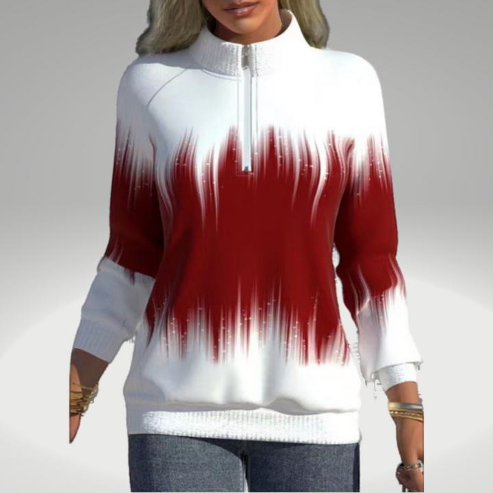 Skovae | Dame Sweatshirt med farveovergangstryk