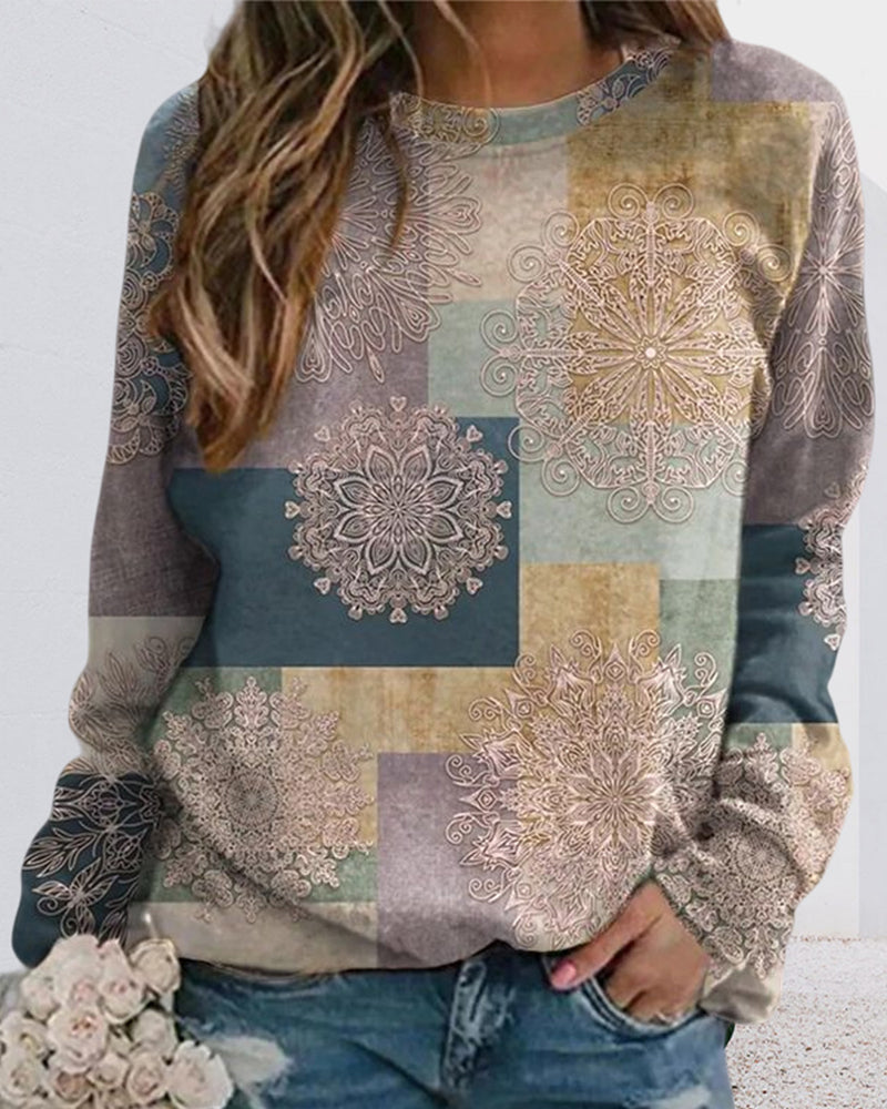 Stilla | Casual sweatshirts med rund halsudskæring
