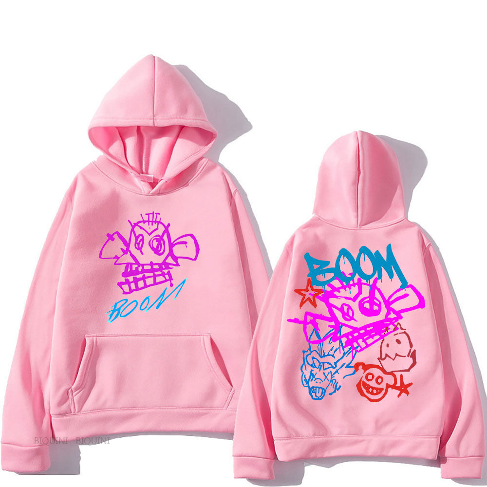 Stilla | Arcane Jinx Cartoon Langærmet Hoodie