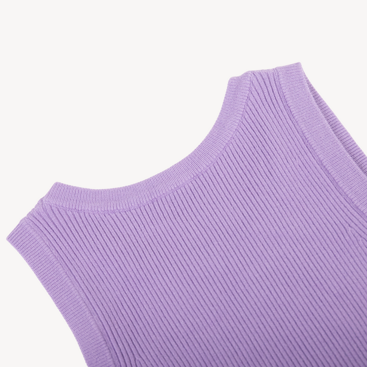 Stilla | Kvinders Ribbet Bomulds Tanktop