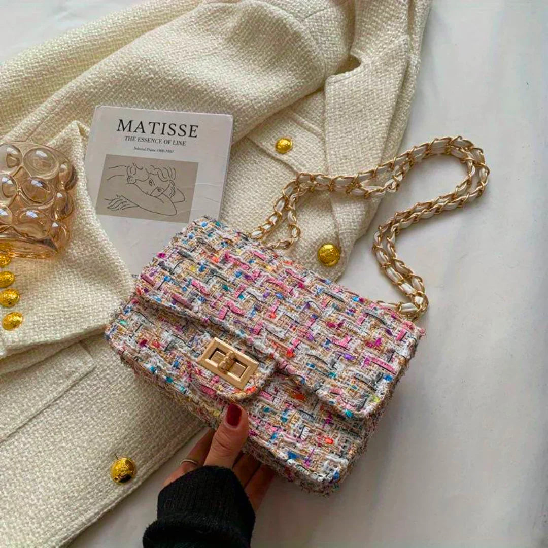 Stilla | Elegant Tweed Skuldertaske