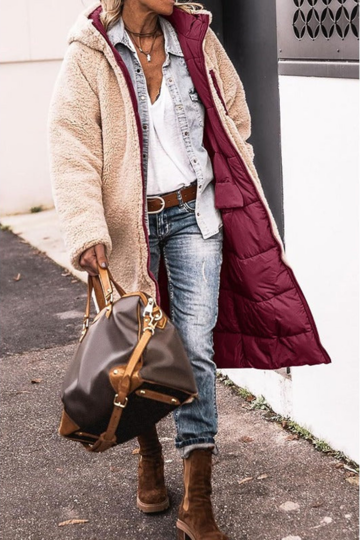 Stilla | Vendbar Parka Med Foder Af Pels