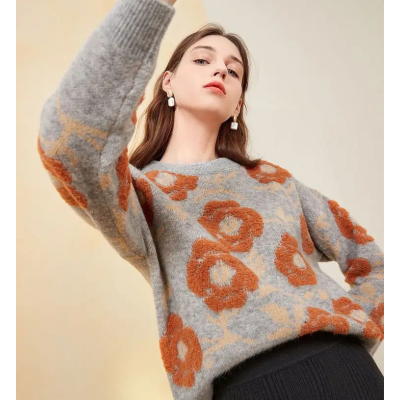 Stilla | Floral Blomst Sweater
