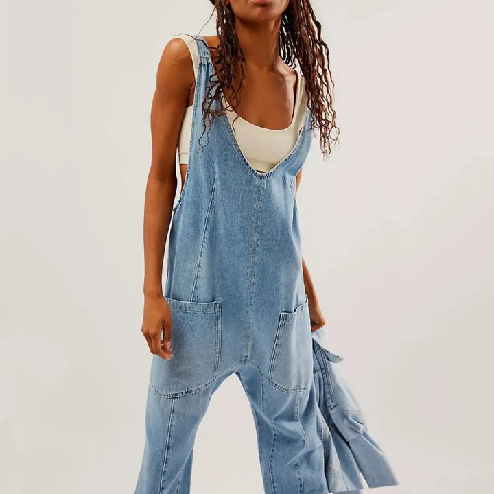 Skovae | Stilfuld denim jumpsuit