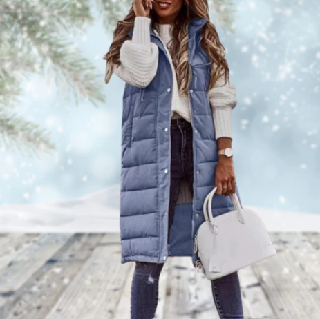 Stilla | Lang Gilet Manteau
