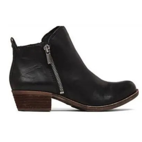 Stilla | Ankle boots Lav hæl Uldlædereffekt Støttende hverdagssnit