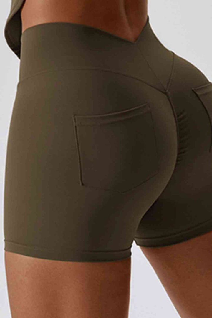 Stilla | Talje Baglomme Sport Shorts