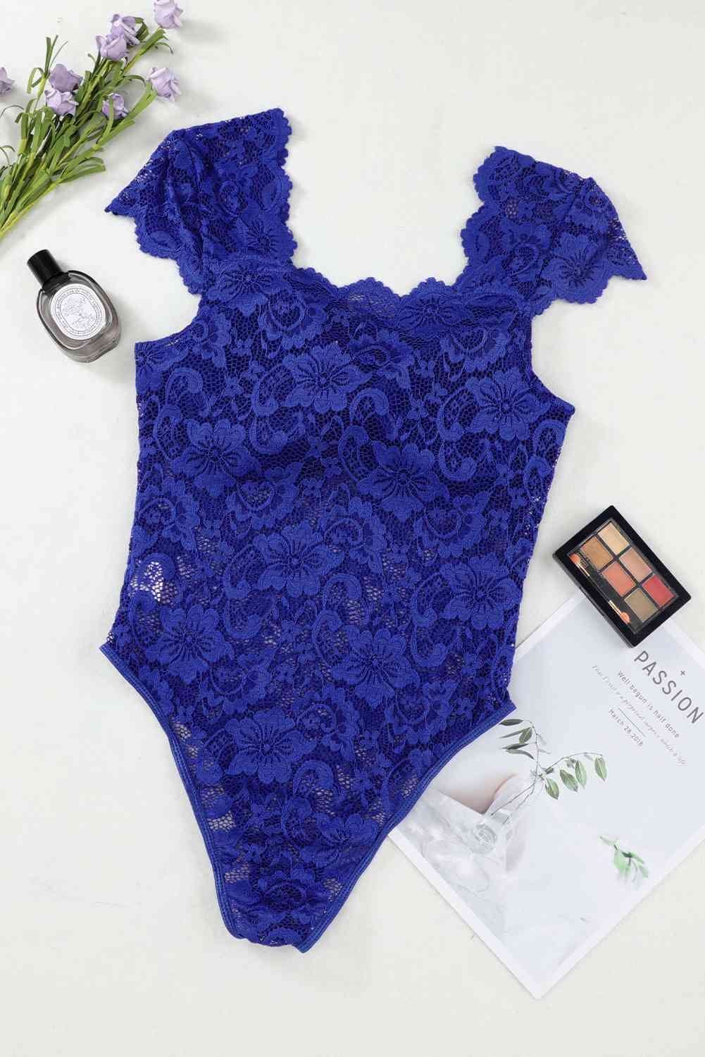 Stilla | Sweetheart Hals Blonder Bodysuit