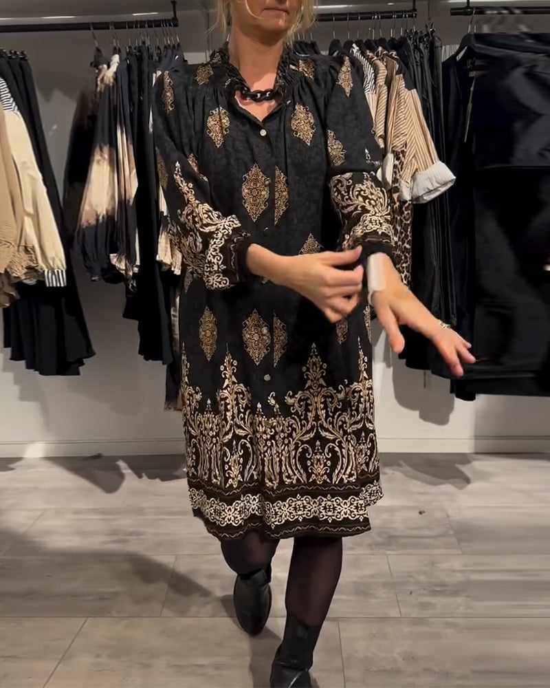 Stilla | Revers og Button Down Vintage Print