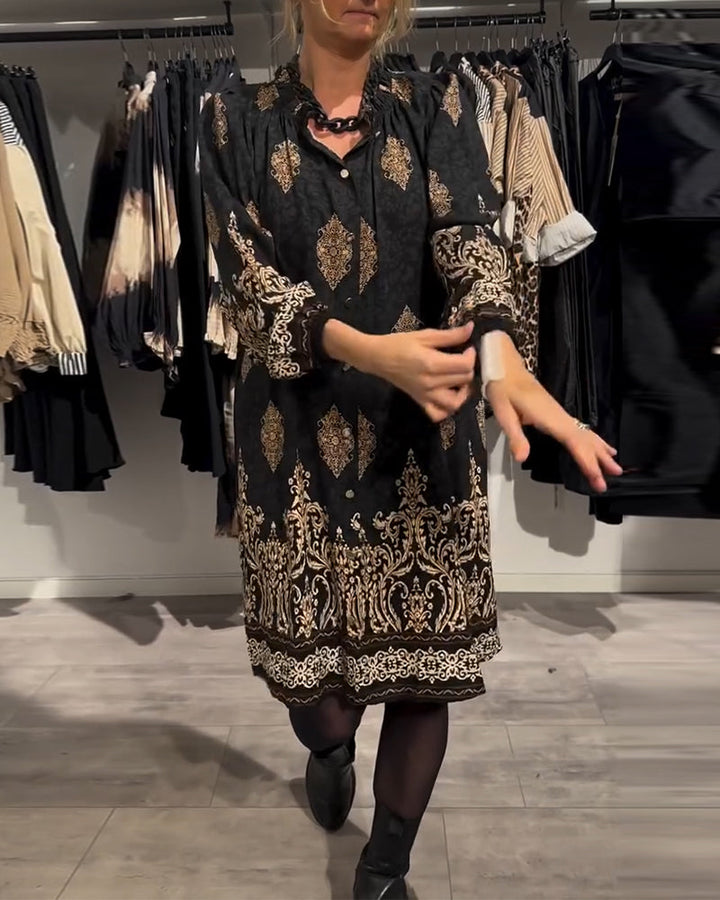 Stilla | Revers og Button Down Vintage Print