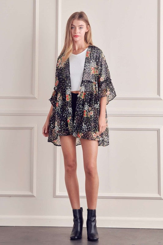 Stilla | Print Volantærmekimono