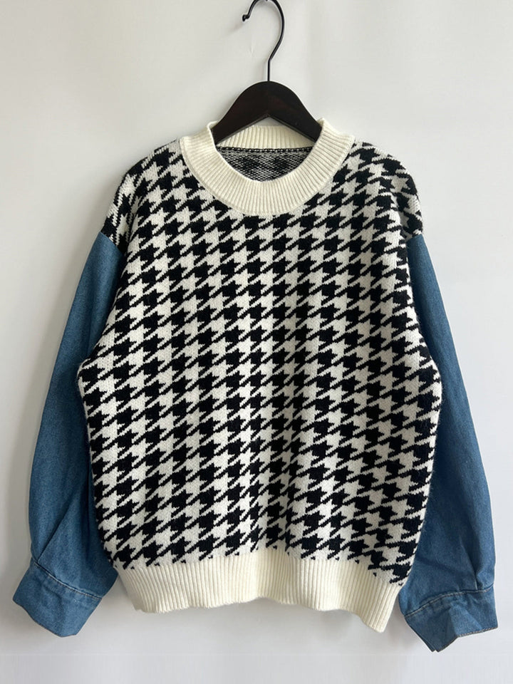 Stilla | Denim Ærme Sweatshirt