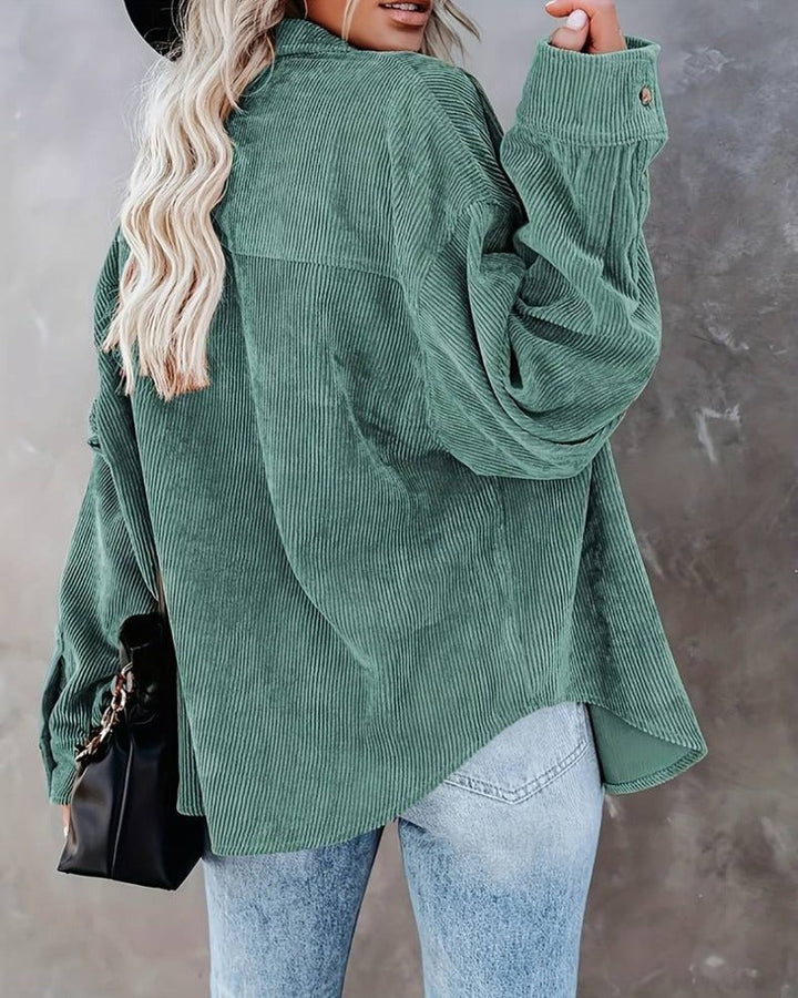 Stilla | Vintage Fløjlsskjorte
