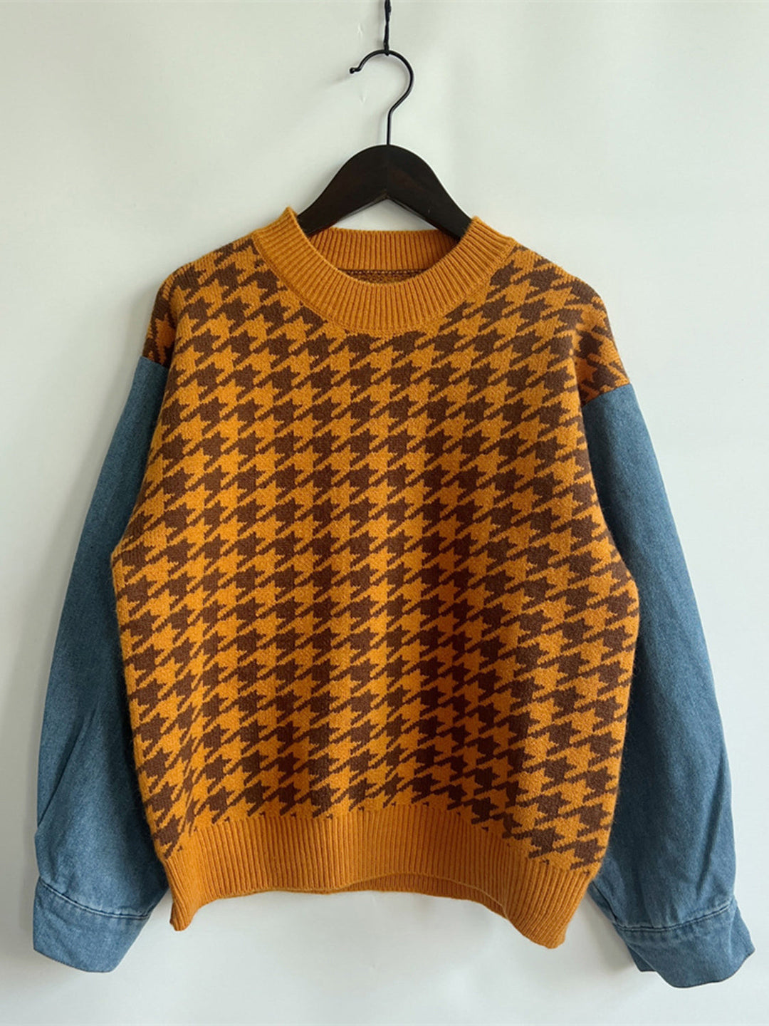 Stilla | Denim Ærme Sweatshirt
