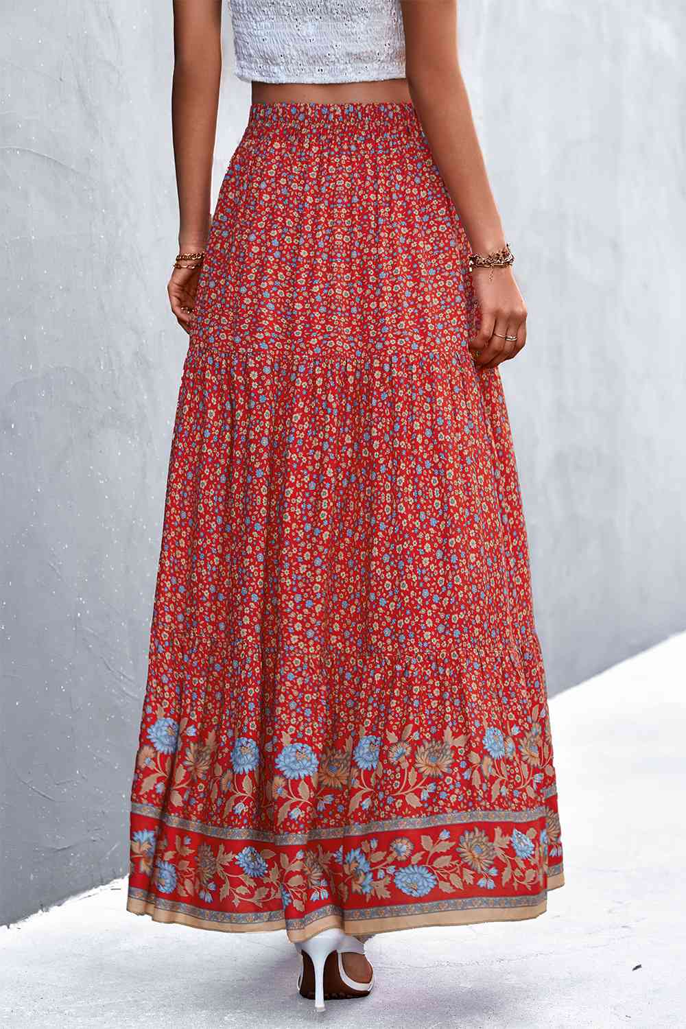 Stilla | Tie Maxi Skirt