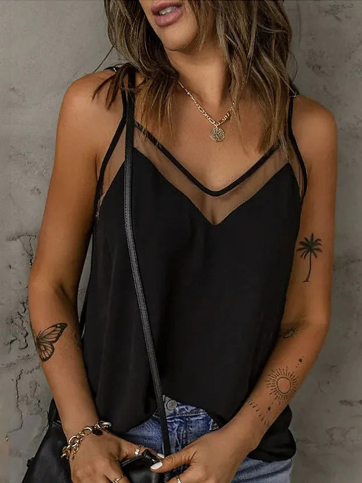 Stilla | Størrelse V-Hals Spaghetti Strop Cami