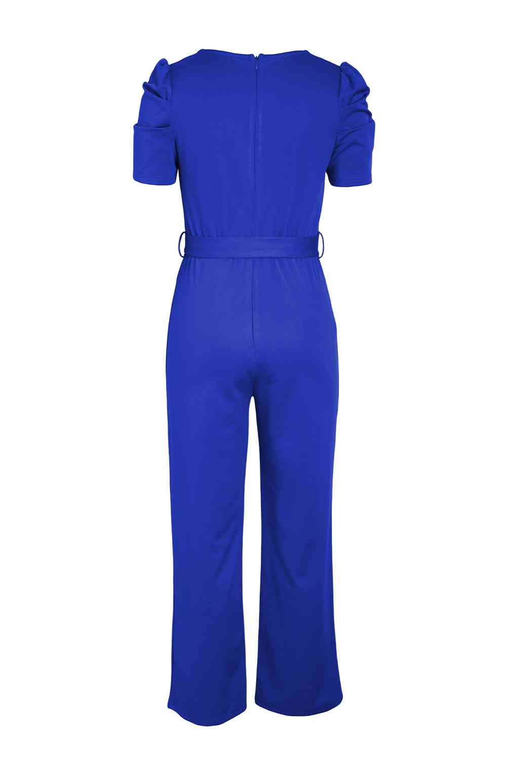 Stilla | Puff Sleeve V-hals Jumpsuit