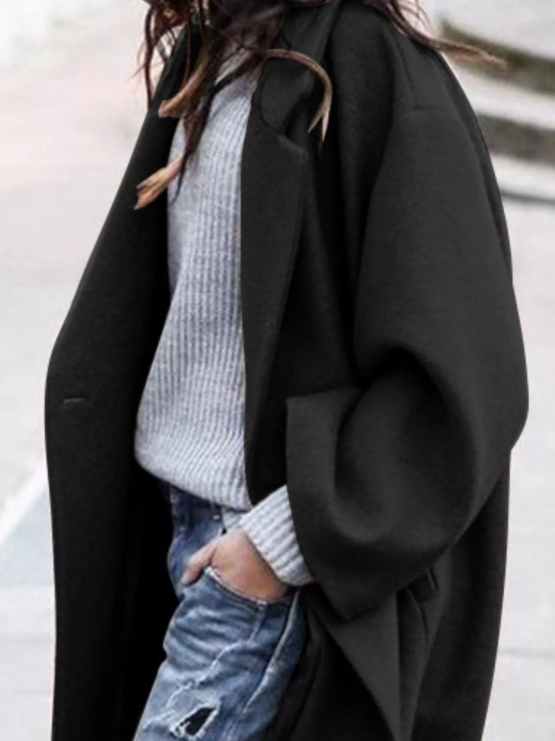 Stilla | Dame Oversized Lang Vinterfrakke