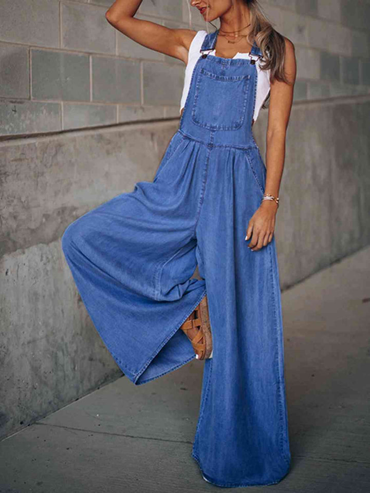 Stilla | Leg Denim Overalls