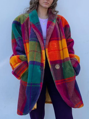 Stilla | Oversized ternet vest til kvinder Farverigt design