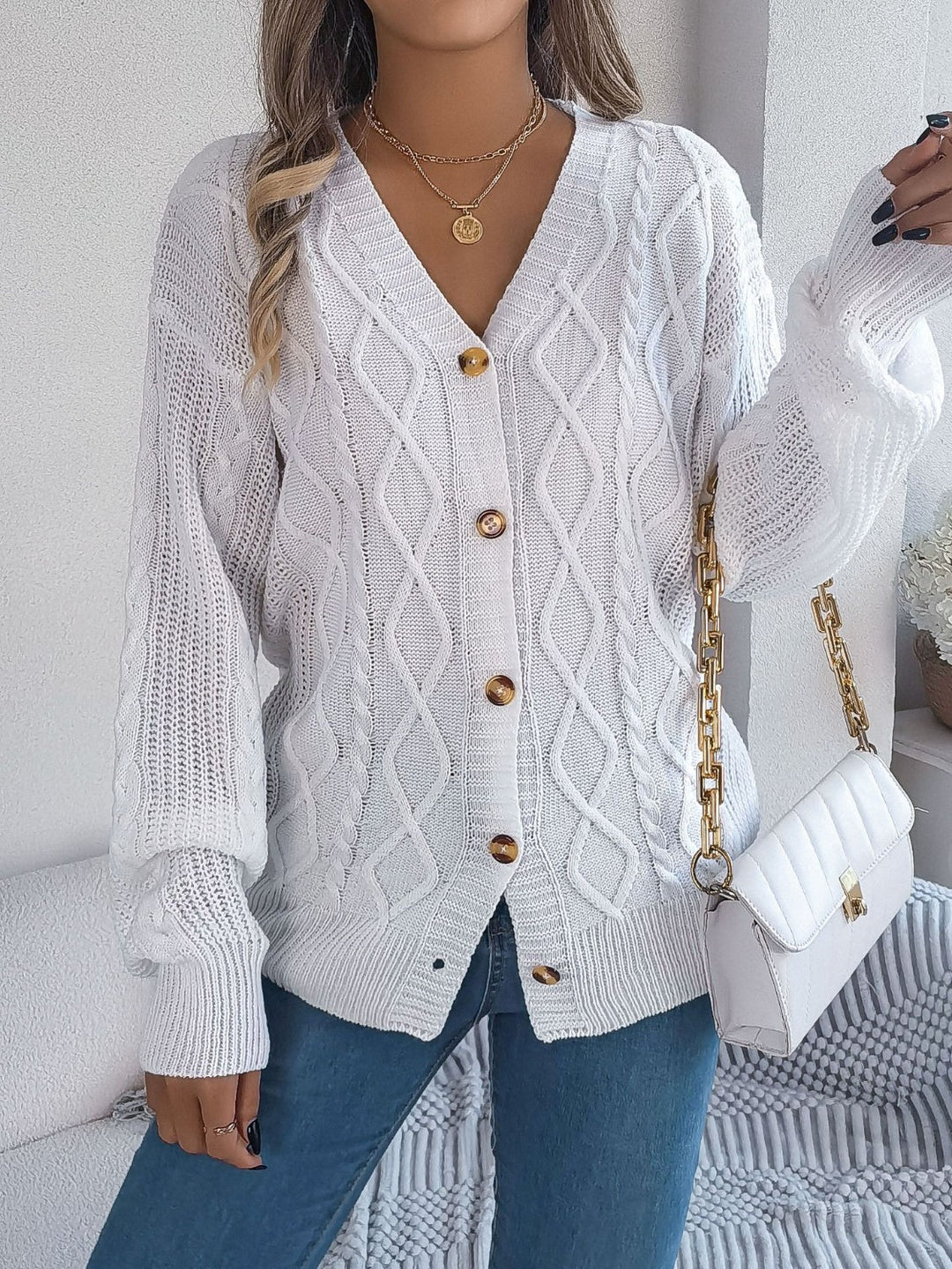 Stilla | Strik Langærmet Cardigan