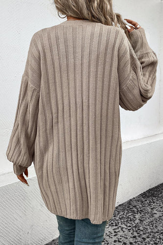 Stilla | Åben Front Cardigan med Lommer