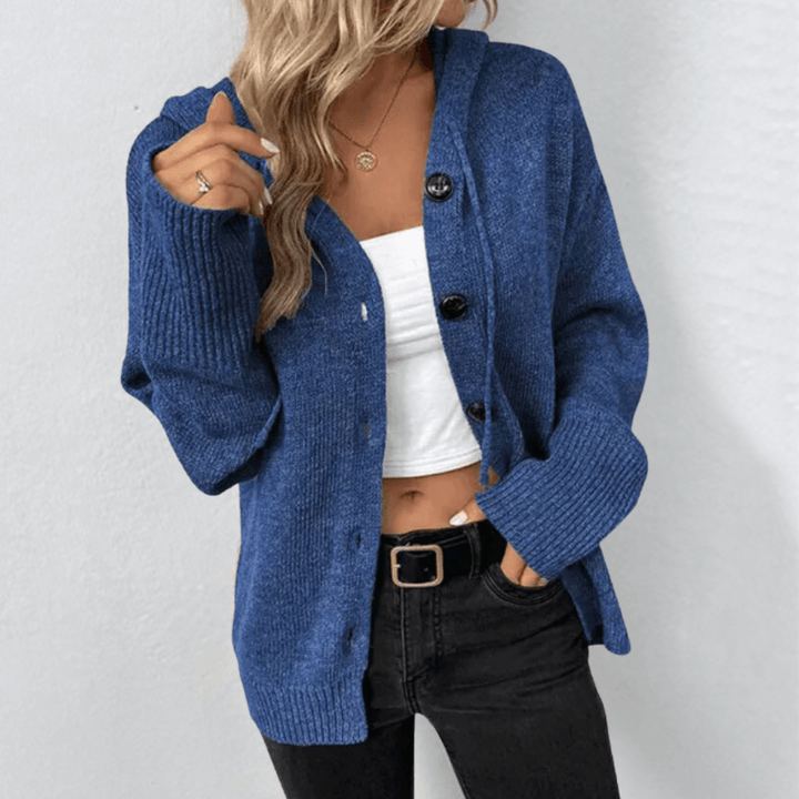 Stilla | Cozy Strikket Cardigan med Knapper til Kvinder