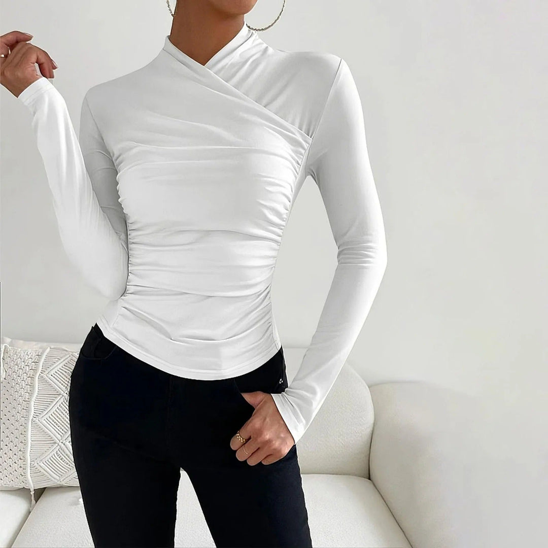 Stilla | Elegant Vinkeldress Med Lange Ærmer Til Damer