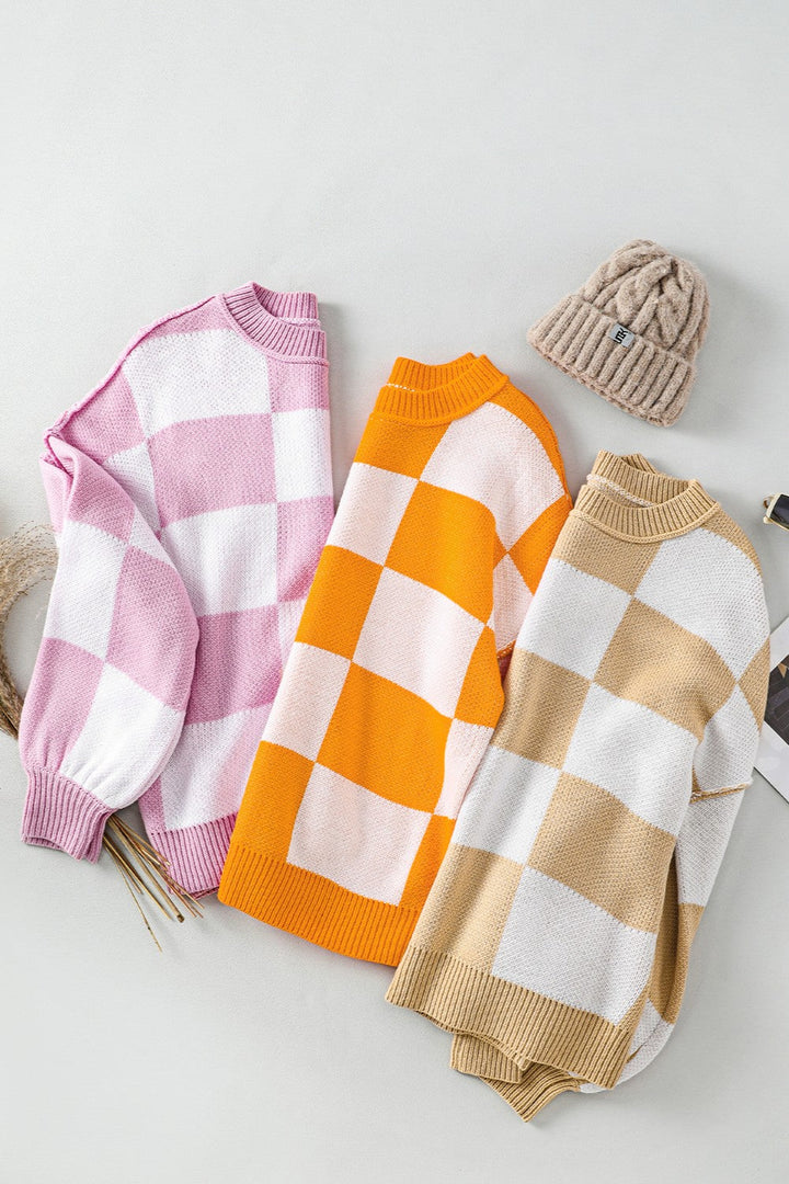 Stilla | Exposed seam droppet skulder sweater