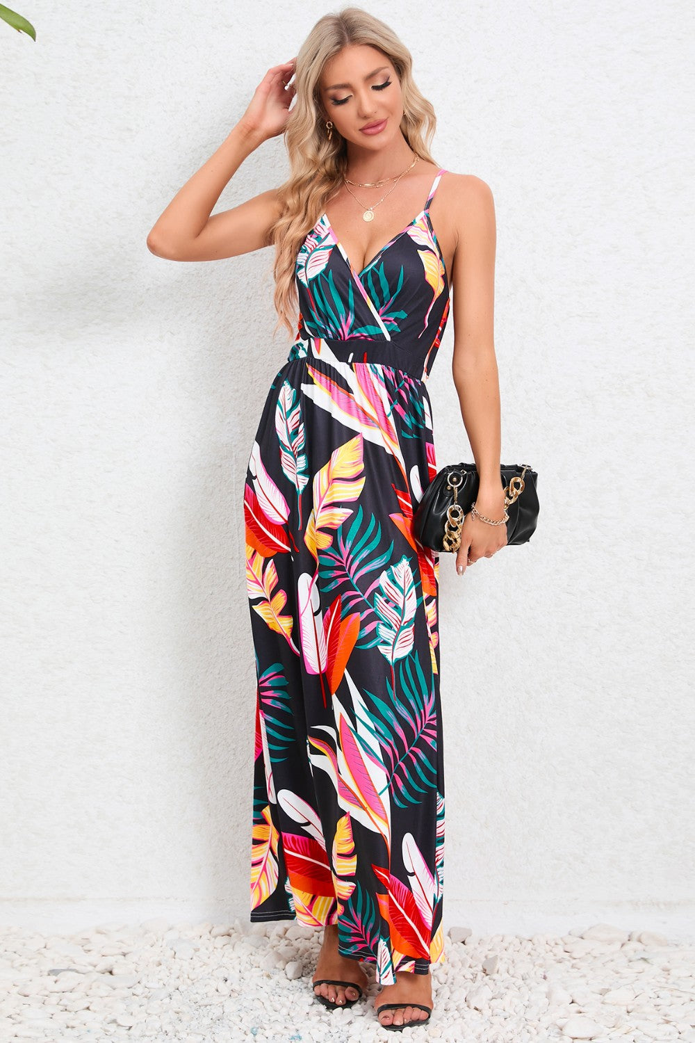 Stilla | Surplice Maxi Cami Kjole
