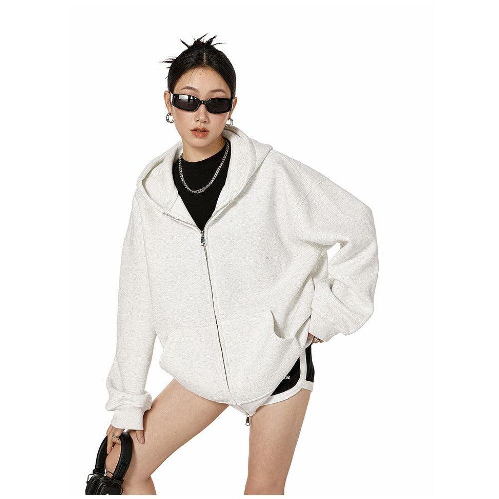 Stilla | Hoodie med Lynlås til Damer