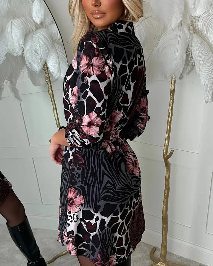 Stilla | Leopard blomsterprint