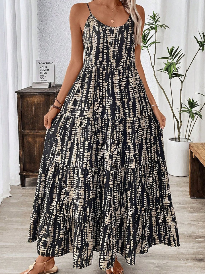 Stilla | Scoop Neck Maxi Cami Kjole