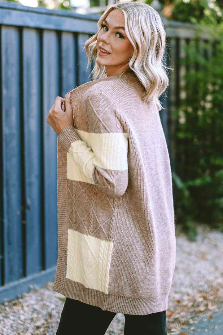 Stilla | Strikket Åben Front Cardigan