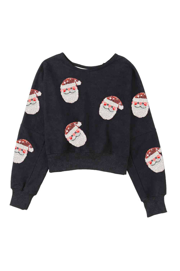 Stilla | Paillet Langærmet Sweatshirt