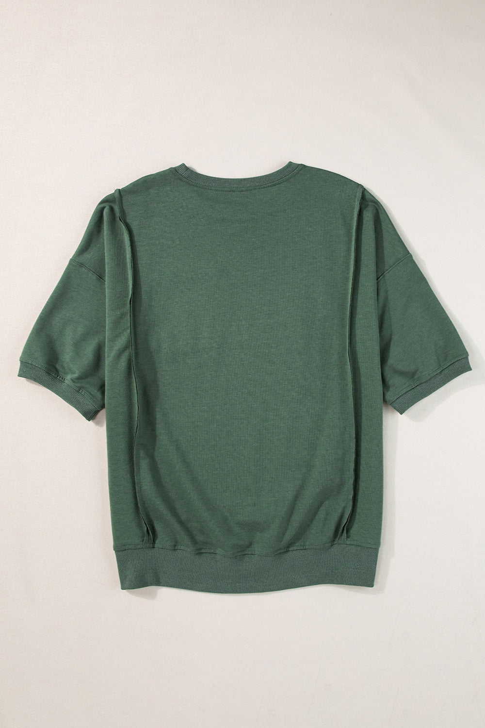Stilla | V Hals Halv Ærme Slids T-Shirt