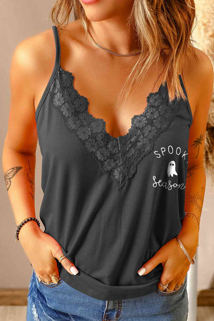 Stilla | Trim Spooky Season Graphic Cami