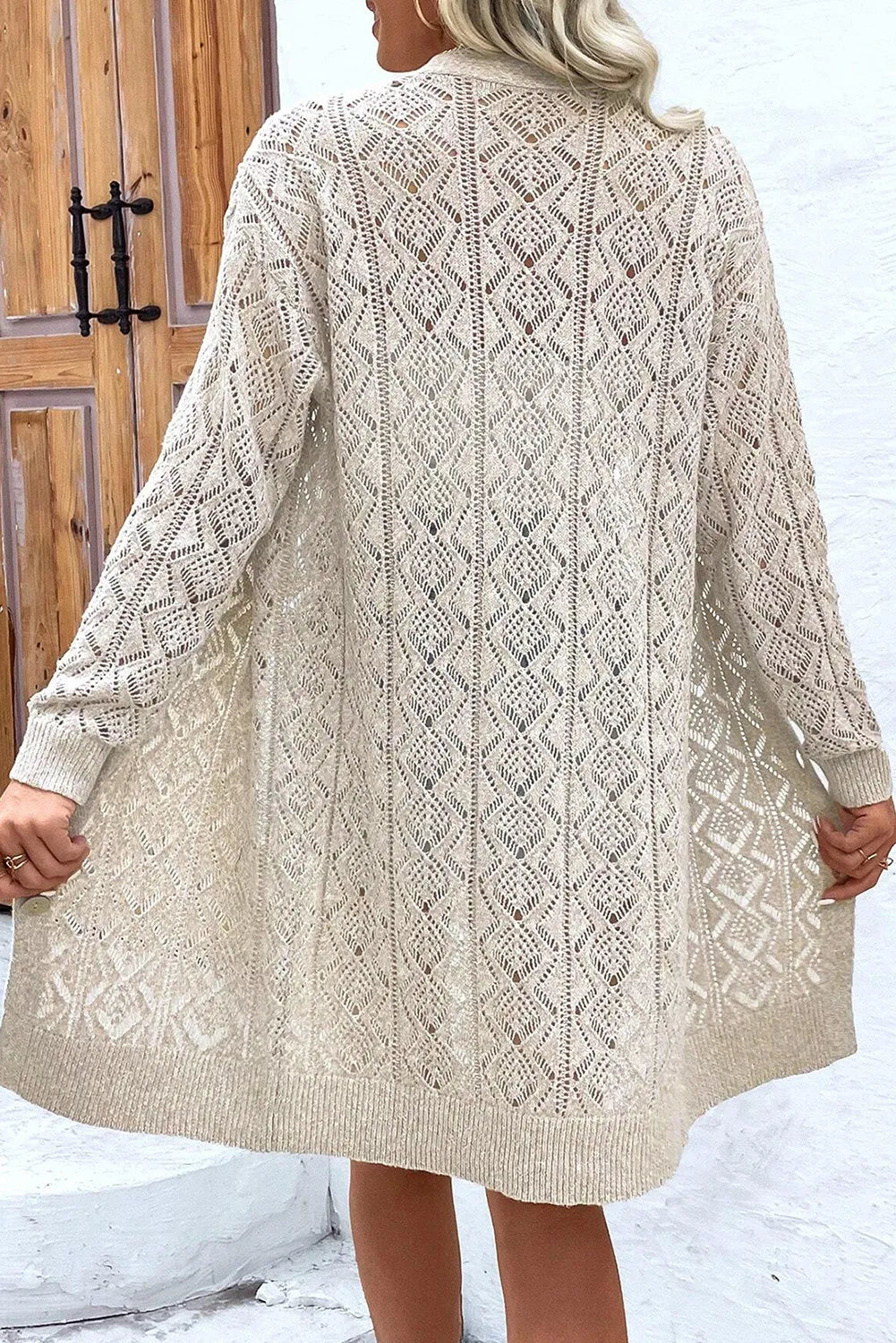 Stilla | Knap-ned Langærmet Cardigan