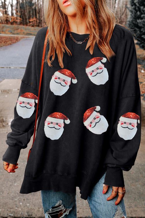 Stilla | Santa Rund Hals Slids Sweatshirt
