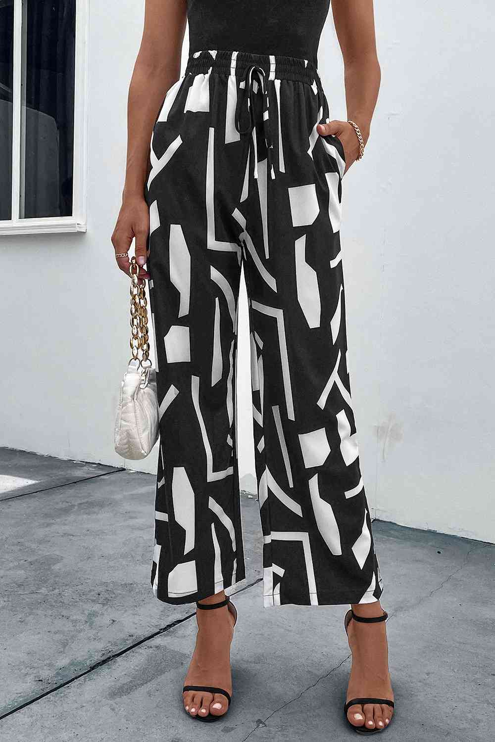 Stilla | Straight Leg Bukser Med Lommer