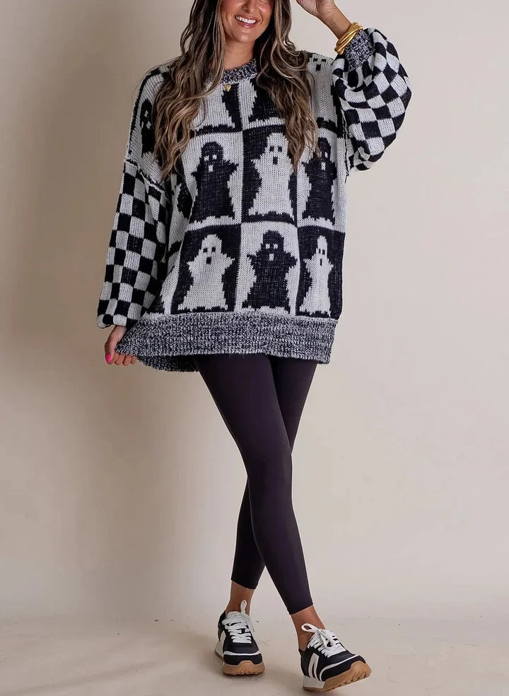 Stilla | Halloween Ternet Strik Sweater