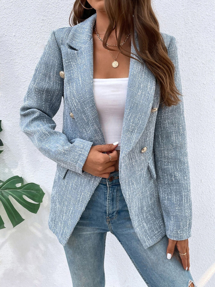 Stilla | Blazer Med Lange Ærmer og Reverskrave Samt Lommer