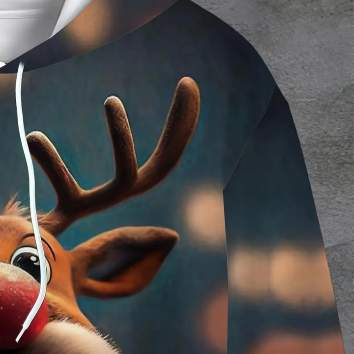 Stilla | Stilfuld Julesweatshirt med Hætte
