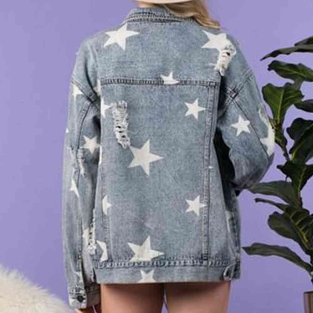 Stilla | Slidt Denim Shacket