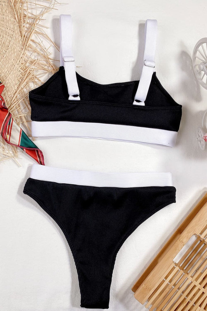 Stilla | Block Scoop Neck Bikini Sæt