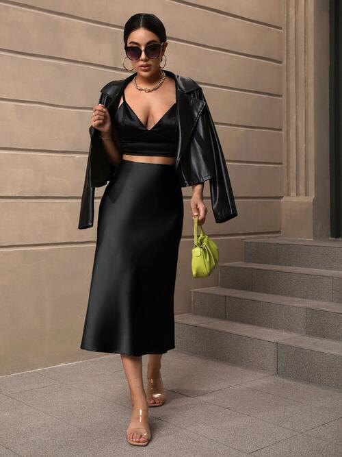 Stilla | Talje Midi Skirt