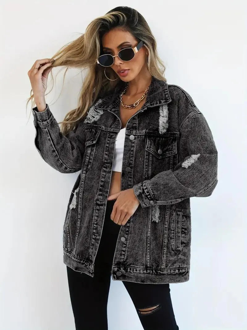 Stilla | Oversized Jeansjakke til damer